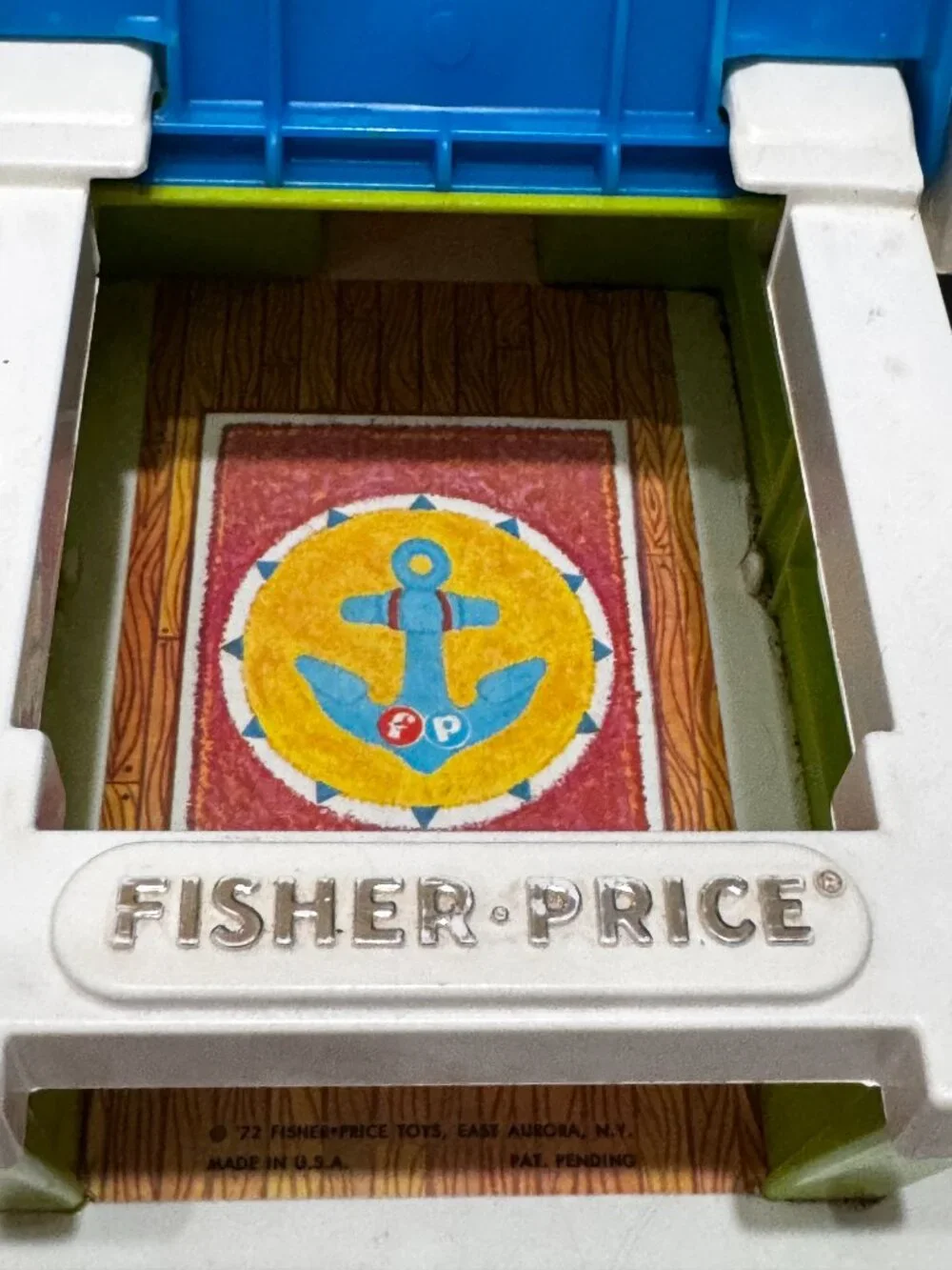 Fisher Price Toy Adventure Series Play Family Houseboat 985, Vintage Circa 1970s